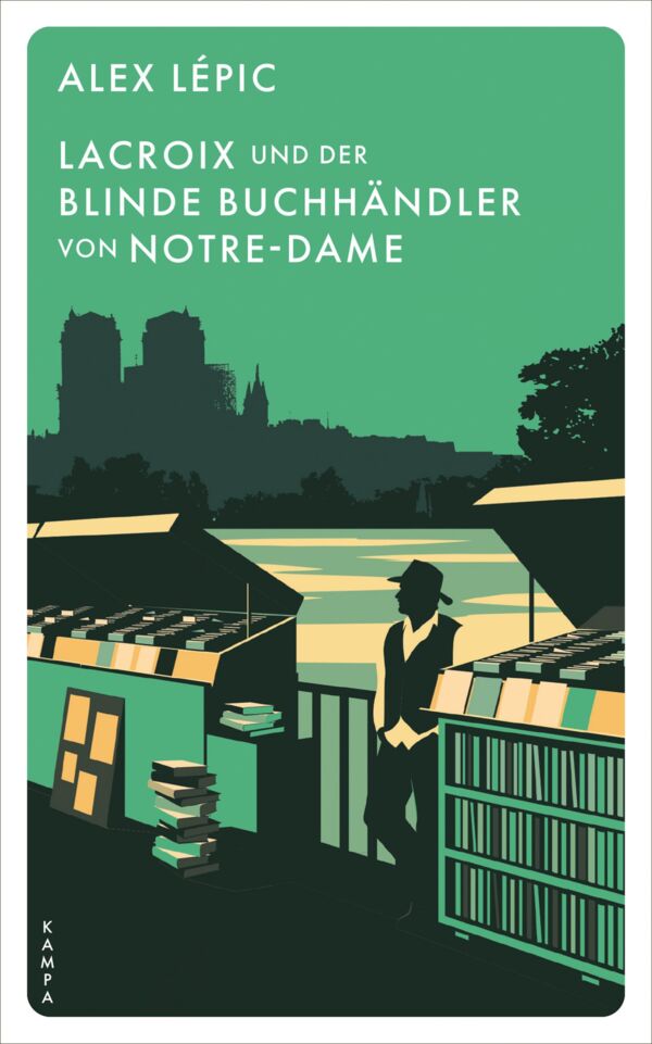 Buchcover "Lacroix und der blinde Buchhändler von Notre-Dame"